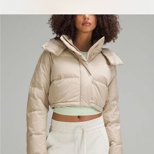Lululemon Wunder Puff Super-Cropped Jacket Trench Size 6